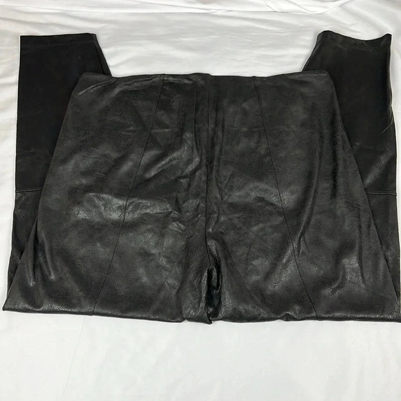 LYSSE New‎ Women’s 3X Pull-on Black Buffed Suede Seamed Legging - Picture 3 of 12